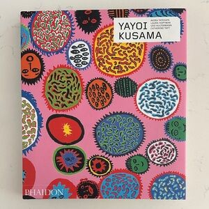 Yayoi Kusama Art Book - Bright Pink Patterned Cover
